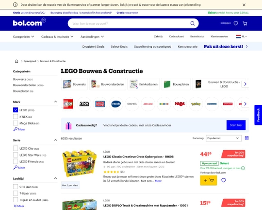 Bol.com LEGO